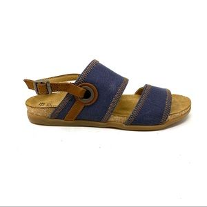 El Naturalista Canvas Pleasant Ocean sandals